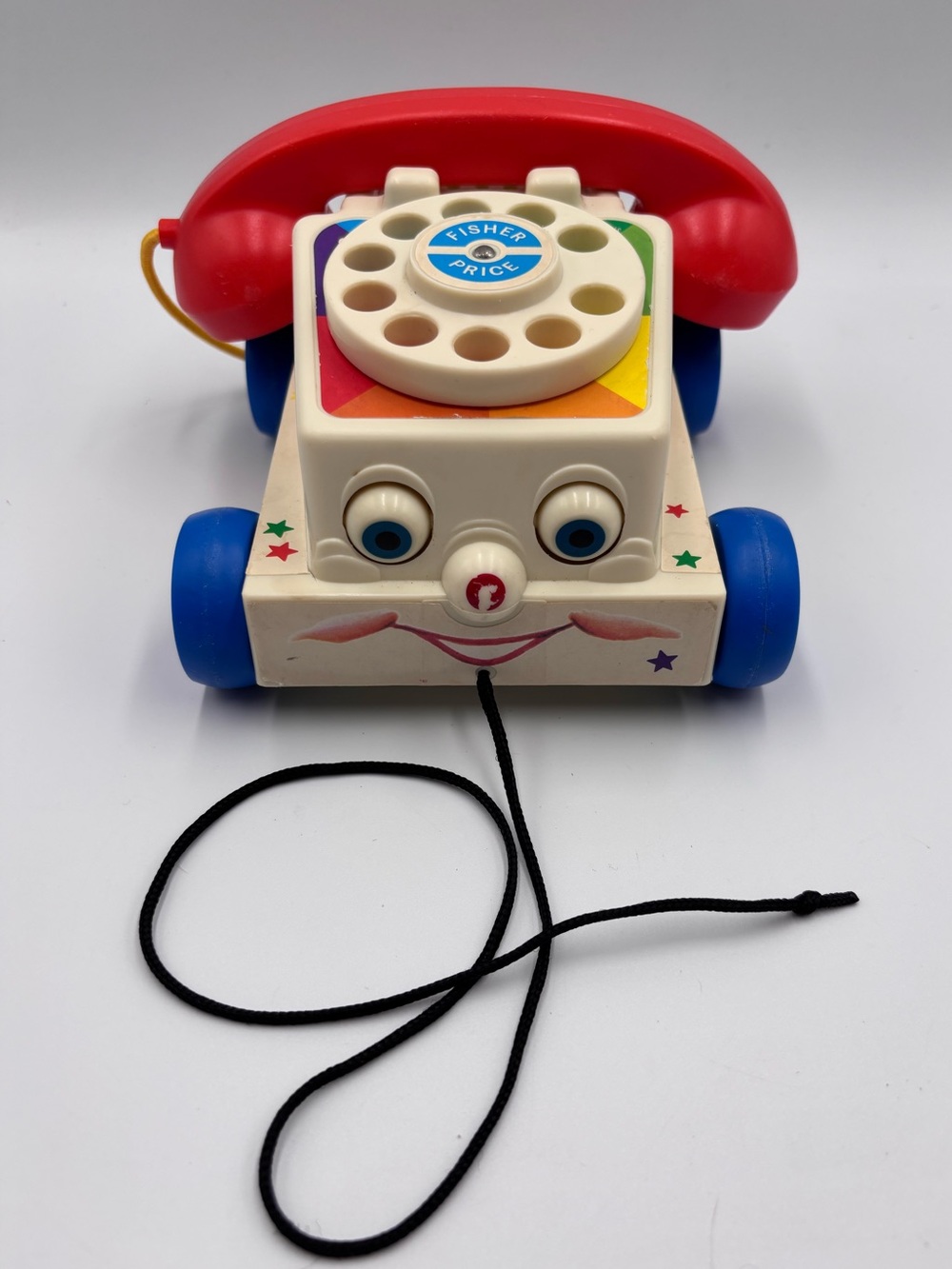 Fisher Price Chatter Phone Pull Toy Telephone Moving Eyes Ringing Bell 2009 Toy